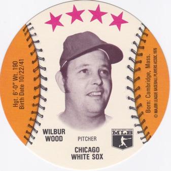 1976 Red Barn Discs #NNO Wilbur Wood Front