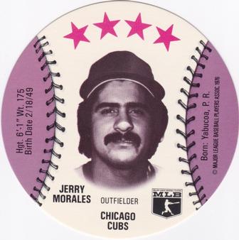 1976 Red Barn Discs #NNO Jerry Morales Front