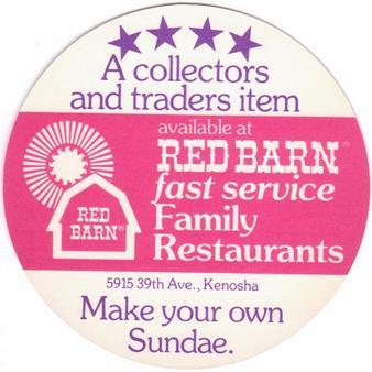 1976 Red Barn Discs #NNO Manny Sanguillen Back