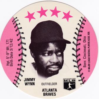 1976 Red Barn Discs #NNO Jimmy Wynn Front