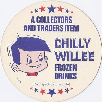 1977 Chilly Willee Discs #NNO George Brett Back