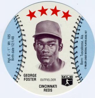 1977 Chilly Willee Discs #NNO George Foster Front
