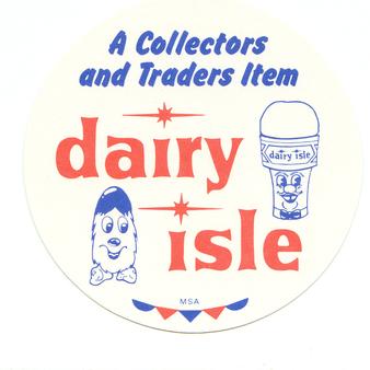 1977 Dairy Isle Discs #NNO Robin Yount Back
