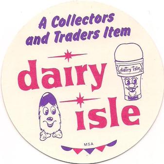1977 Dairy Isle Discs #NNO Nolan Ryan Back