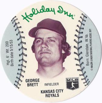 1977 Holiday Inn Discs #NNO George Brett Front