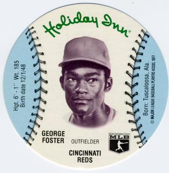 1977 Holiday Inn Discs #NNO George Foster Front