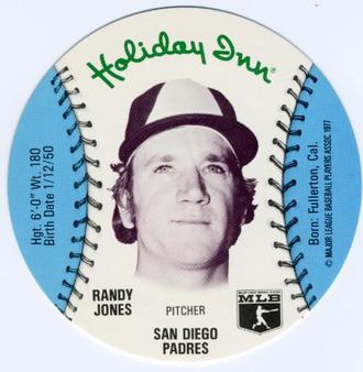 1977 Holiday Inn Discs #NNO Randy Jones Front
