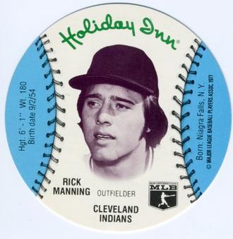 1977 Holiday Inn Discs #NNO Rick Manning Front