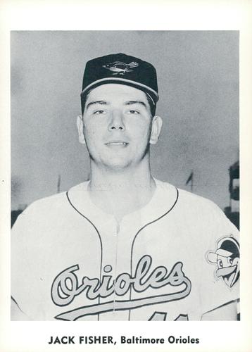 1960 Jay Publishing Baltimore Orioles Set A #NNO Jack Fisher Front