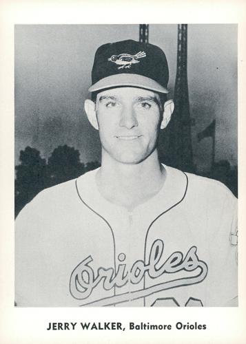 1960 Jay Publishing Baltimore Orioles Set A #NNO Jerry Walker Front