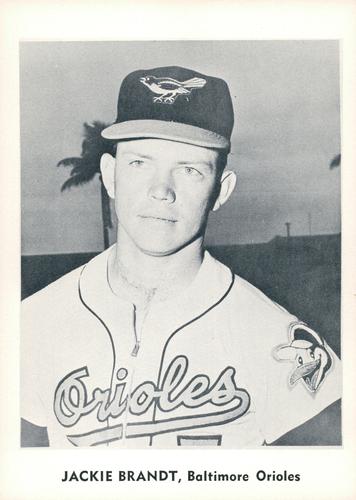 1960 Jay Publishing Baltimore Orioles Set B #NNO Jackie Brandt Front