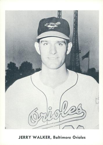 1960 Jay Publishing Baltimore Orioles Set B #NNO Jerry Walker Front
