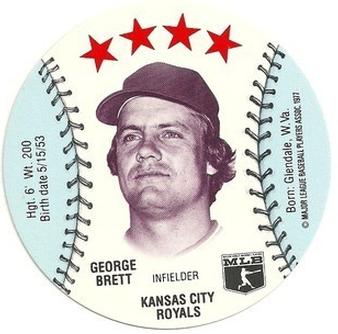 1977 Wendy's Discs #NNO George Brett Front