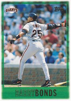 1997 Topps #1 Barry Bonds Front