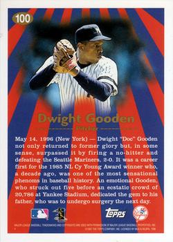 1997 Topps #100 Dwight Gooden Back