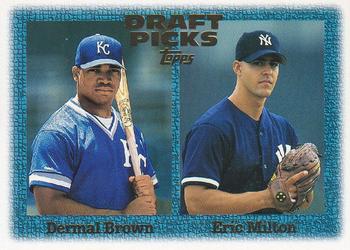 1997 Topps #272 Dermal Brown / Eric Milton Front