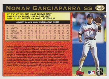 1997 Topps #293 Nomar Garciaparra Back