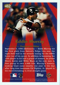 1997 Topps #462 Eddie Murray Back