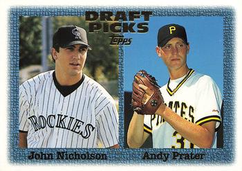 1997 Topps #482 John Nicholson / Andy Prater Front