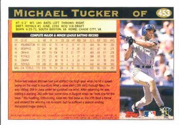 1997 Topps #453 Michael Tucker Back