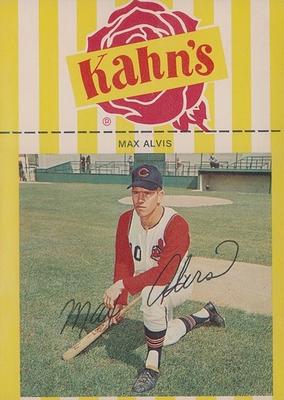 1966 Kahn's Wieners #NNO Max Alvis  Front