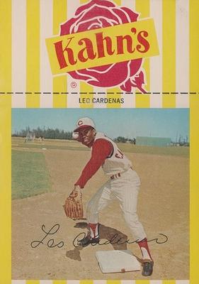 1966 Kahn's Wieners #NNO Leo Cardenas  Front