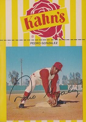 1966 Kahn's Wieners #NNO Pedro Gonzalez  Front