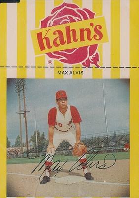 1967 Kahn's Wieners #NNO Max Alvis  Front