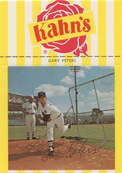1969 Kahn's Wieners #NNO Gary Peters  Front