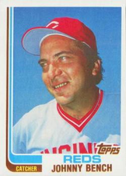 1982 Topps - Blackless #400 Johnny Bench Front