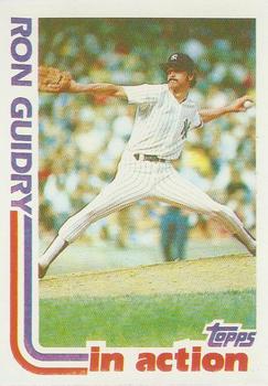 1982 Topps - Blackless #10 Ron Guidry Front