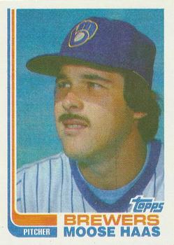 1982 Topps - Blackless #12 Moose Haas Front