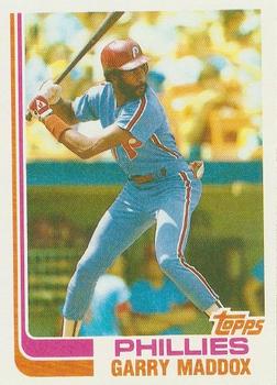 1982 Topps - Blackless #20 Garry Maddox Front