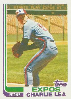 1982 Topps - Blackless #38 Charlie Lea Front