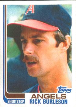 1982 Topps - Blackless #55 Rick Burleson Front