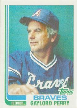 1982 Topps - Blackless #115 Gaylord Perry Front