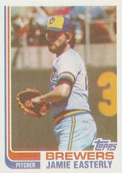 1982 Topps - Blackless #122 Jamie Easterly Front