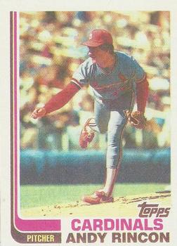 1982 Topps - Blackless #135 Andy Rincon Front