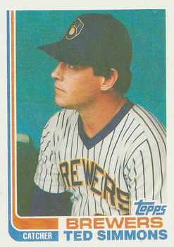 1982 Topps - Blackless #150 Ted Simmons Front