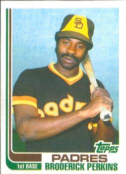 1982 Topps - Blackless #192 Broderick Perkins Front