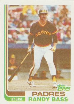 1982 Topps - Blackless #307 Randy Bass Front