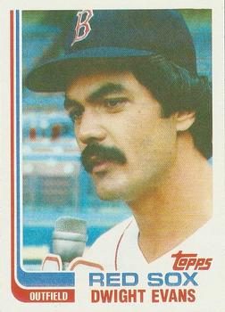 1982 Topps - Blackless #355 Dwight Evans Front