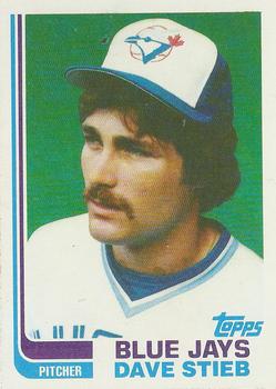 1982 Topps - Blackless #380 Dave Stieb Front