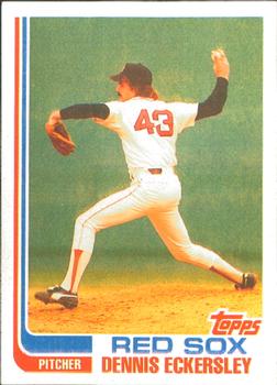 1982 Topps - Blackless #490 Dennis Eckersley Front