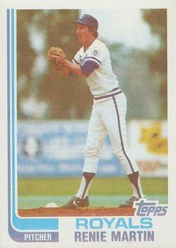 1982 Topps - Blackless #594 Renie Martin Front