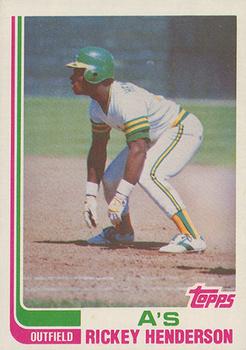 1982 Topps - Blackless #610 Rickey Henderson Front