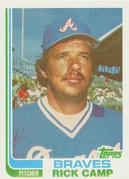 1982 Topps - Blackless #637 Rick Camp Front