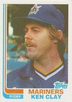 1982 Topps - Blackless #649 Ken Clay Front
