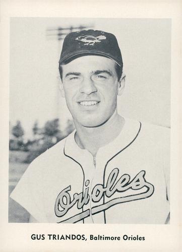 1959 Jay Publishing Baltimore Orioles Set A #NNO Gus Triandos Front
