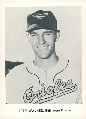 1959 Jay Publishing Baltimore Orioles Set A #NNO Jerry Walker Front